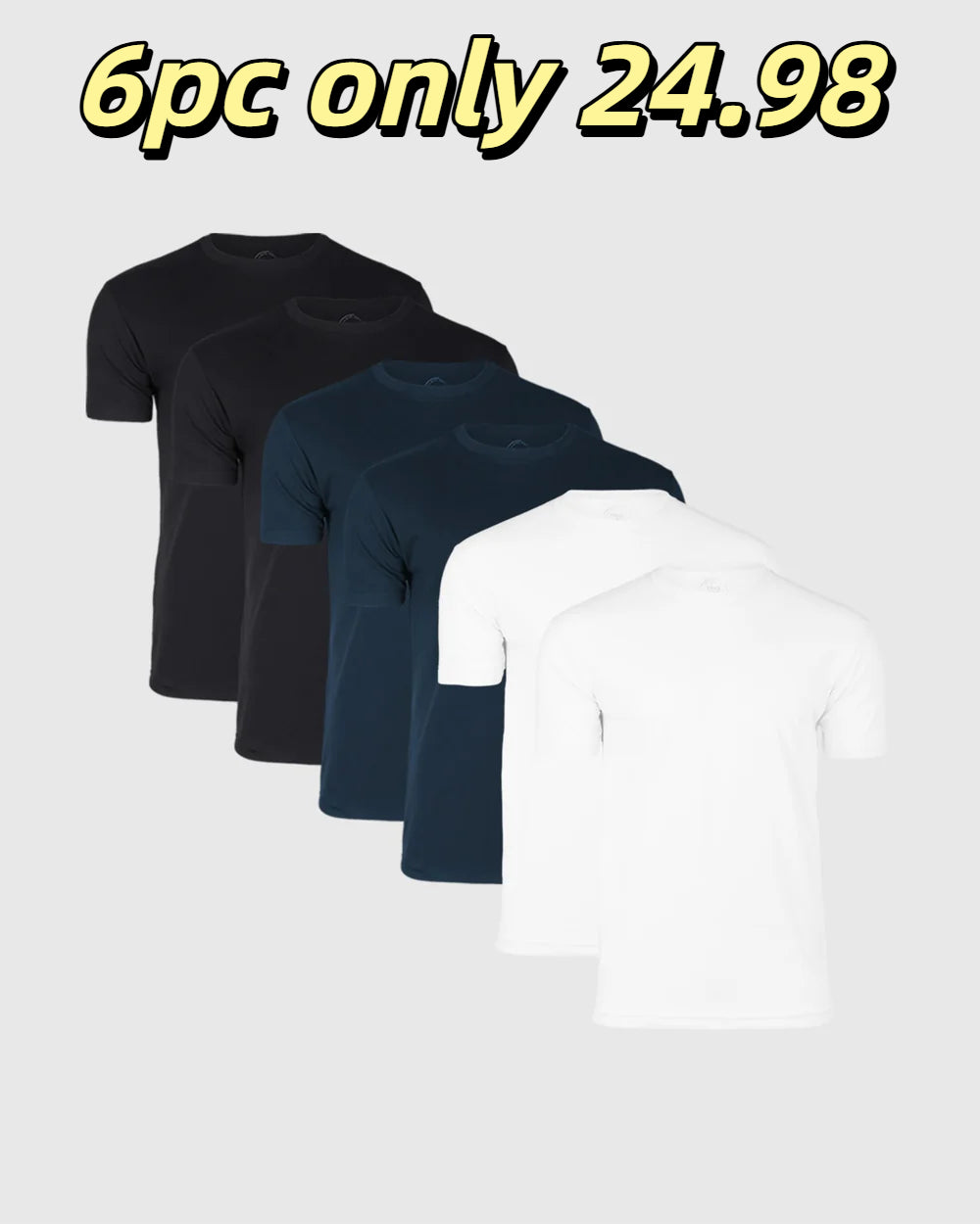 6-Pack only 24.98🔥The Staple Classic Crew Neck 6-Pack