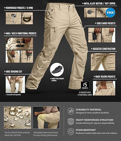 Men's Flex Stretch Tactical Pants